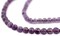 The Bead Chest 4mm Round Amethyst Beads Full Strand: Natural Purple Gemstones for Jewelry Making and DIY Crafts